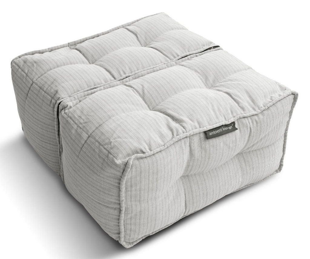 Twin Ottoman Modulsofa Silverline