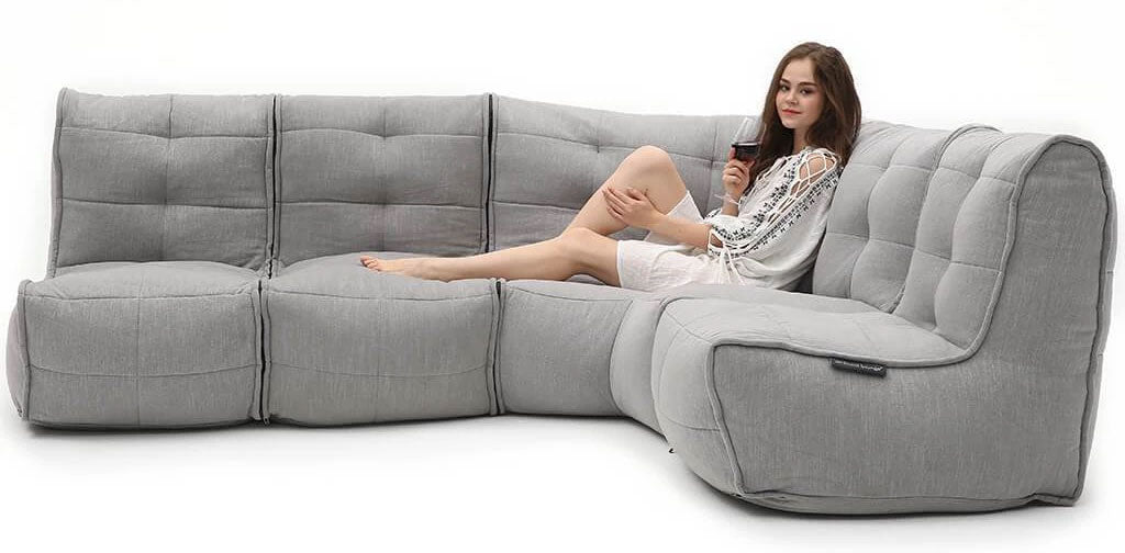 Mod 4 l soffa modulsofa keystone grå