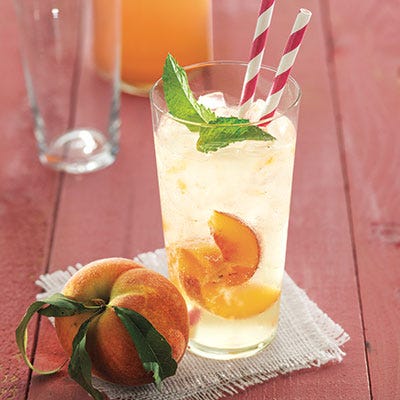 Ginger Peach Soda Drink by Women's Day Kitchen