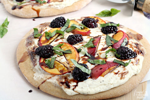 Creamy summer fruit pizza fruit snacks recipes