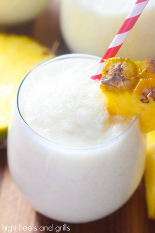 Virgin Pina Colada by High Heels and Grills