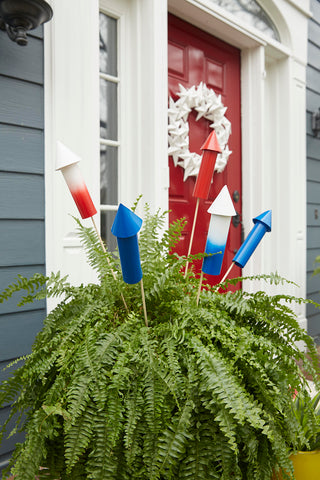 DIY planter rockets