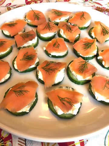 Smoked salmon appetizer recipe