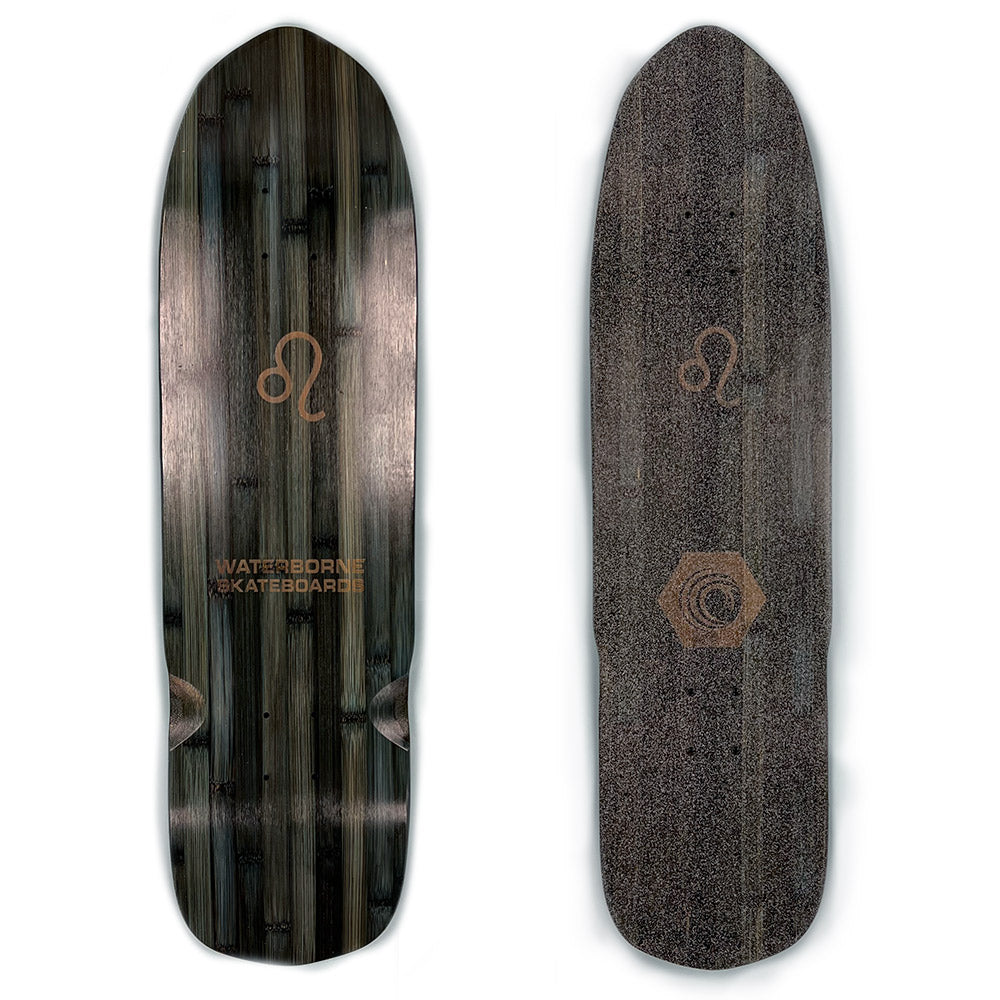 pk Tijdens ~ slank LEO Black Bamboo Hybrid Surfskate- Deck – Waterborne Skateboards