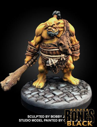 Reaper Bones Black: Garghuk, Ogre Chieftain (44006) - Unpainted