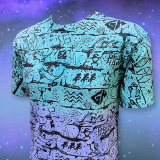UhartDyes Galaxy Hand Dyed Shirt / Hand Painted Stars / Custom Tie Dye