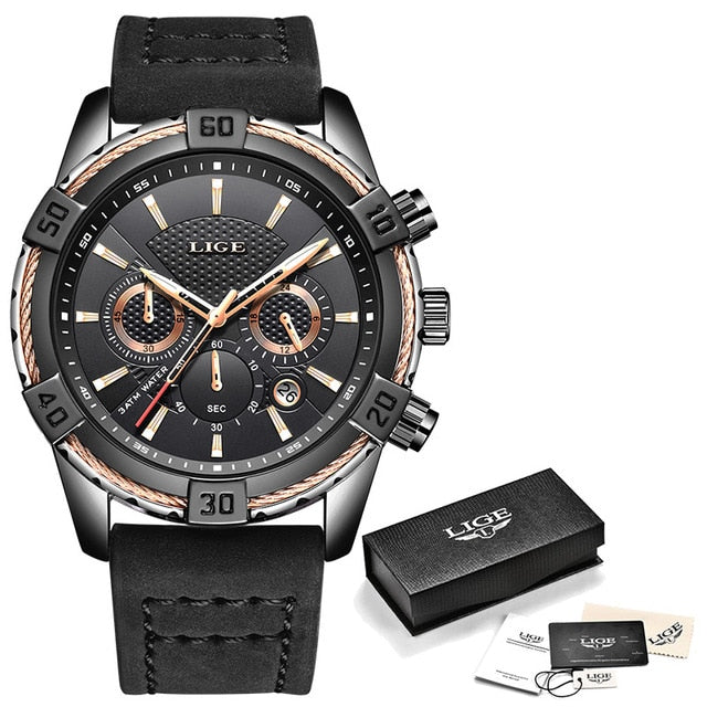 lige mens watches top brand luxury