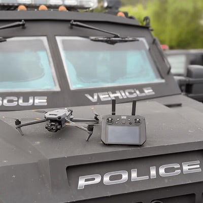 DJI Mavic 3 Thermal Enterprise (M3T) on Police Swat Truck