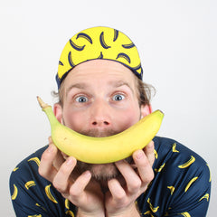 banana cycling cap