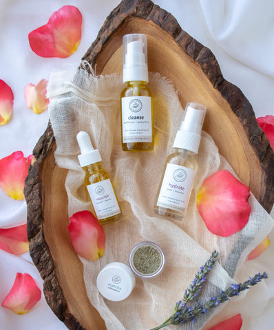 Illuminate Your Skin skincare starter kit clean plant-based beauty dry sensitive skin