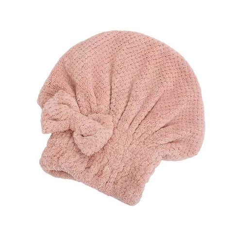 Absorbent hair cap soft fluffy microfiber haircare accessory spa bath