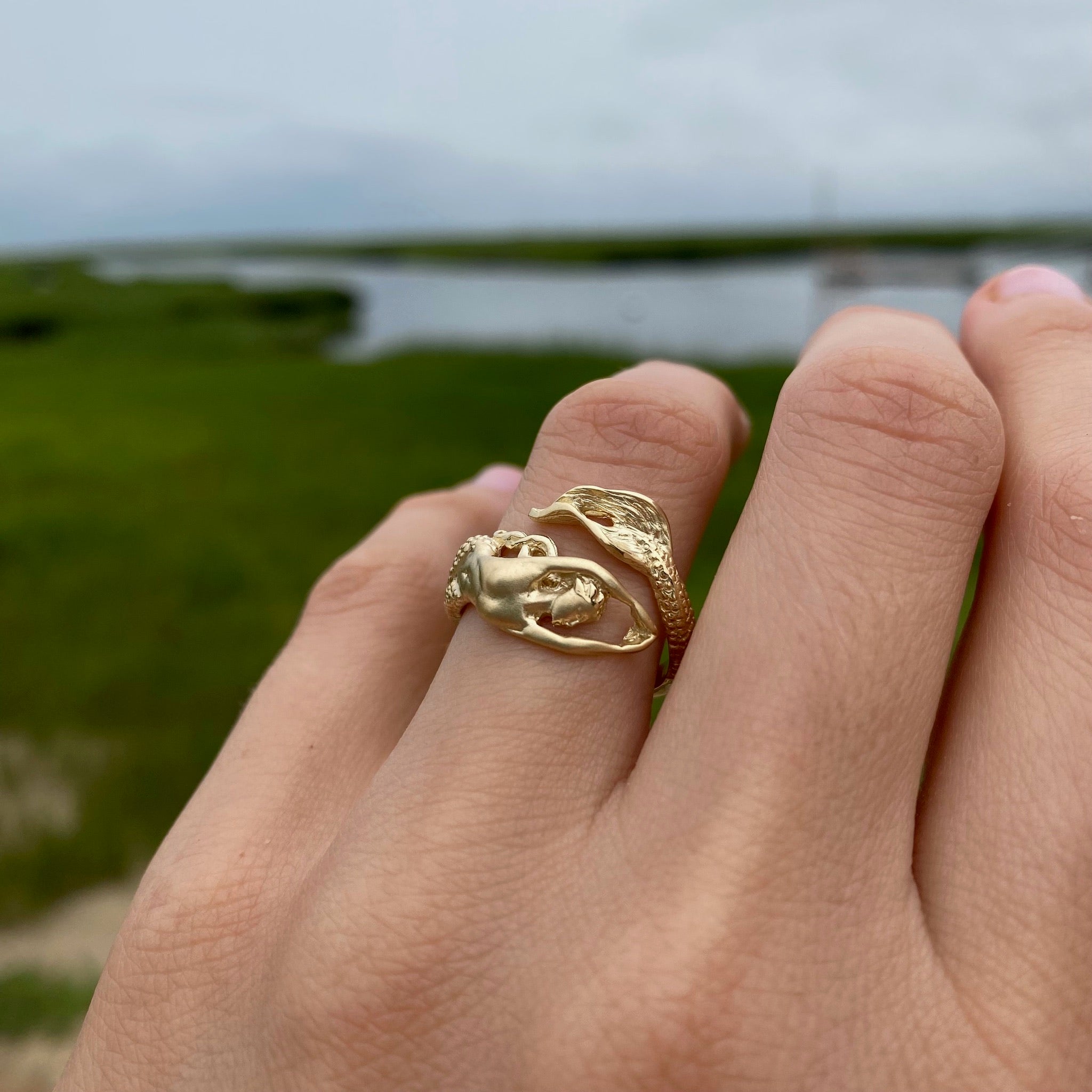 The Silver Falls Stacking Band | 3mm Sterling Silver Floral Designed  Stacking Ring