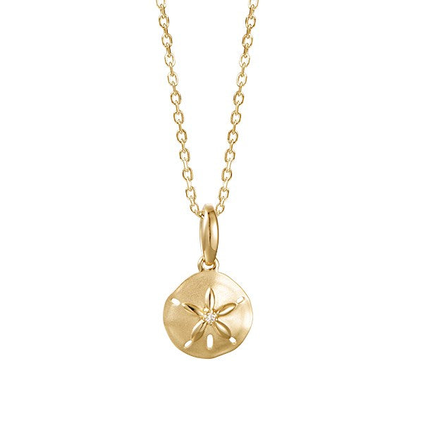 Brighton - Spring Jewelry Trends - Brighton Under The Sea Petite Sand  Dollar Necklace Silver-Gold