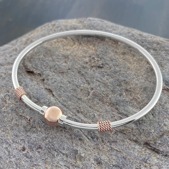 Rose Gold Cape Cod Cuff Bracelet 6 (XS)