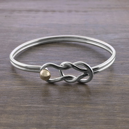 Sterling Silver Love Knot Bracelet | by JH Breakell