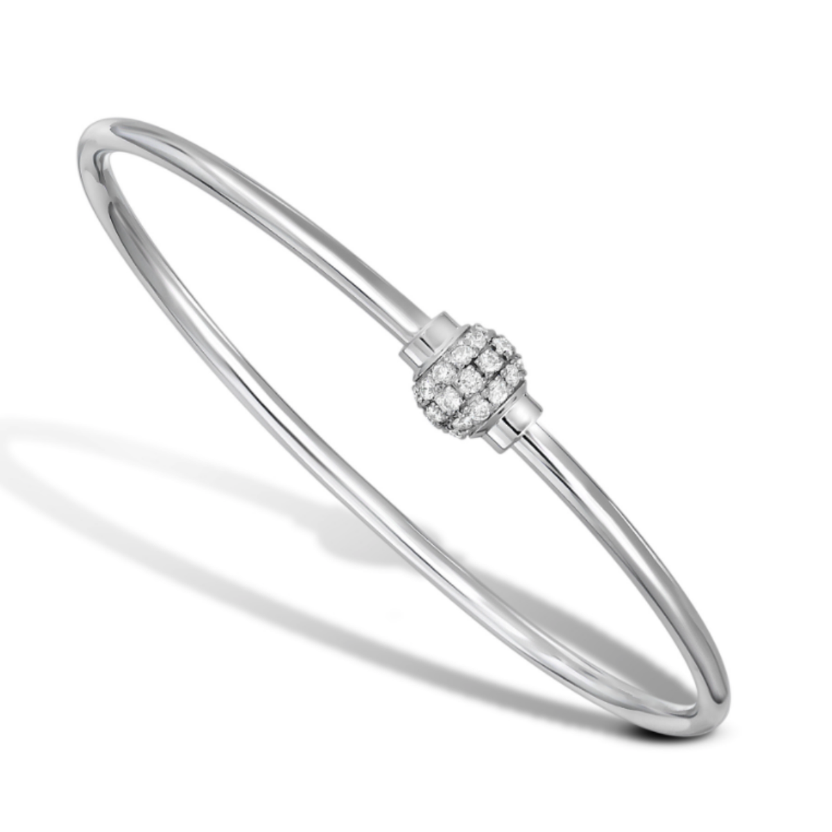 Cape Cod Pavé Diamond Ball Bracelet