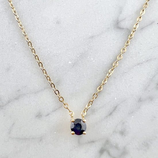 Pink Sapphire & Diamonds by The Yard Shapes Necklace 14K White Gold | Curated by AB