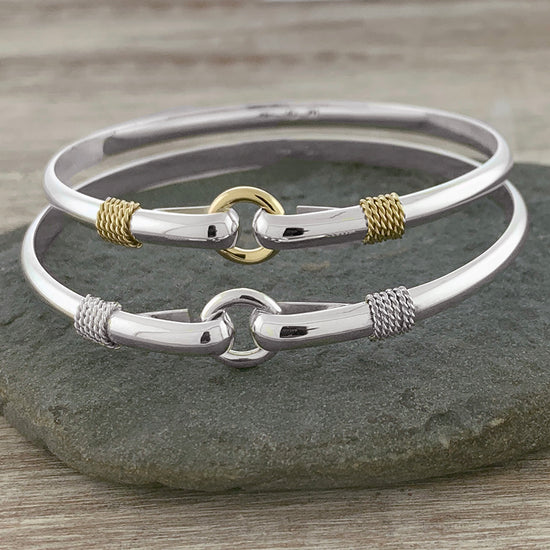 Fish Hook Bracelet Made on Cape Cod. Bracelet Made in Sterling Silver With  14k Yellow Gold Vermeil. -  Canada