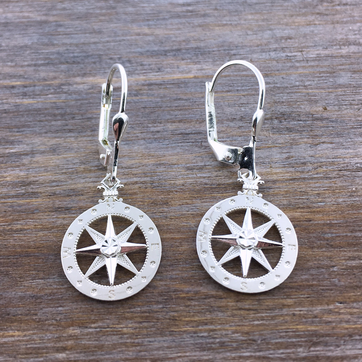 Compass Rose Drop Earrings – Cape Cod Jewelers