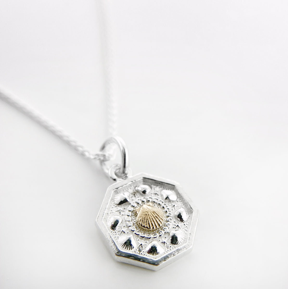 Petite Two Tone Sailor's Valentine Necklace