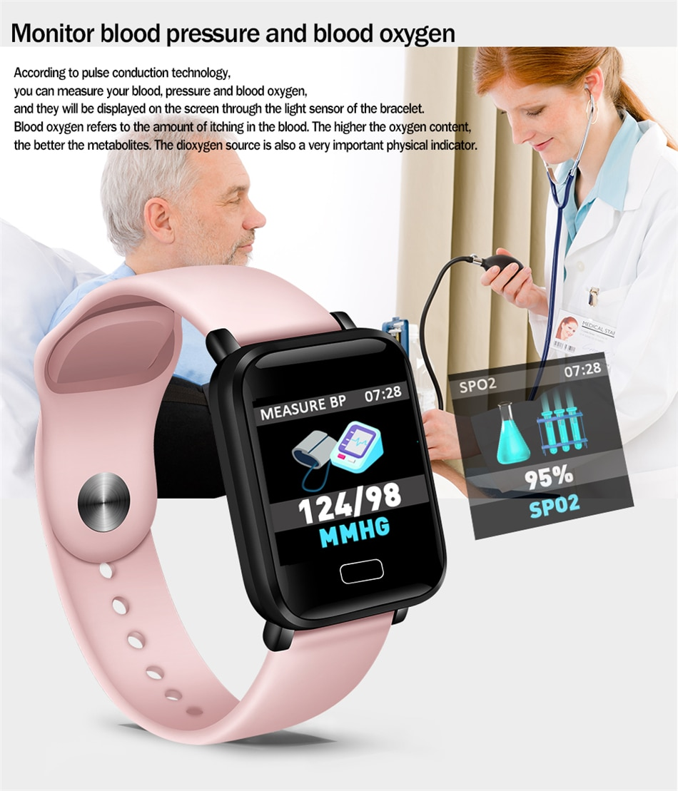 Copy of Blood Pressure Smartwatch Monitor for Men & Women