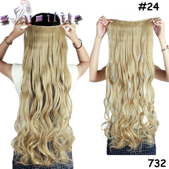 Invisible Halo Curly Hair Extension With Clips And Amazing Colors