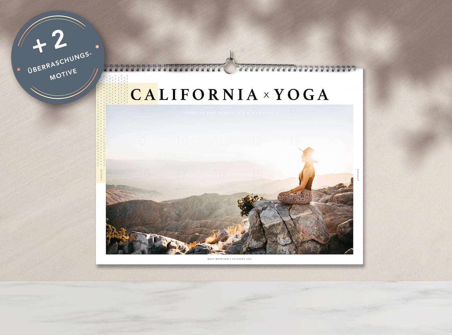 Sale Yoga Wandkalender 2020 Mady Morrison