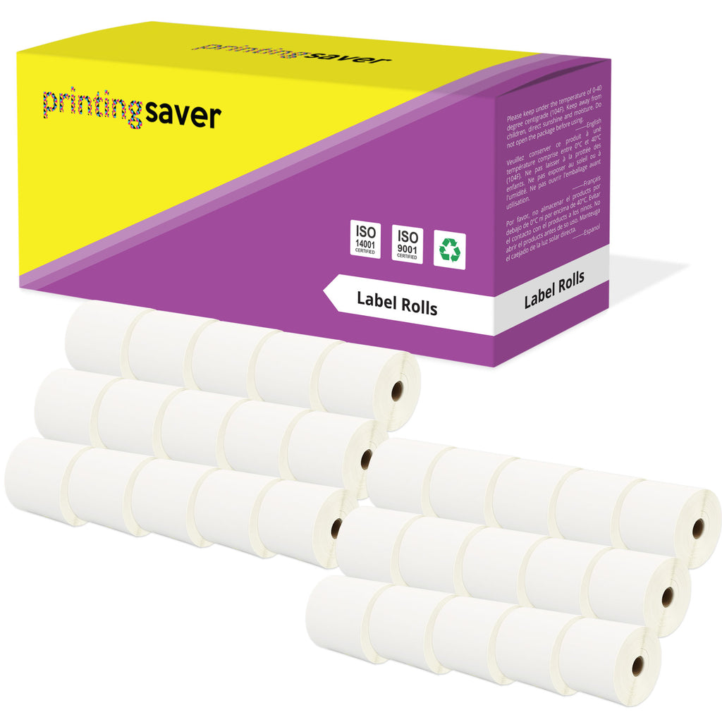 Compatible Roll 100mm X 150mm White Direct Thermal Labels For Zebra Printing Saver 8301