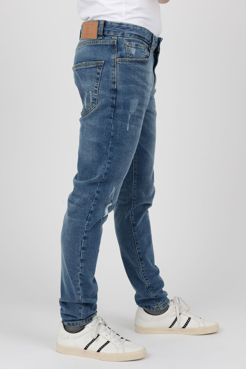 mens slim fit tapered leg jeans