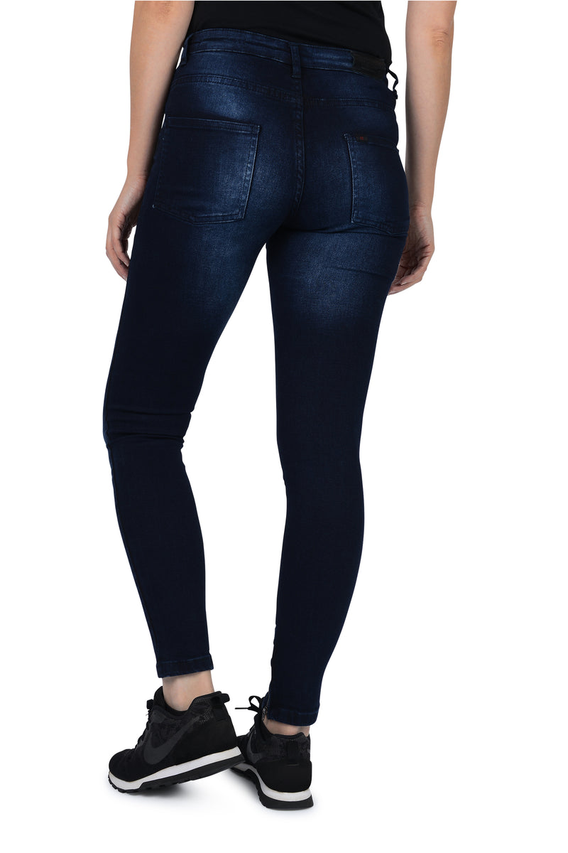 jeans with zips on ankle women's