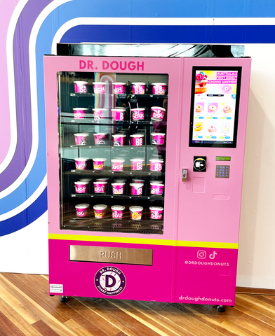 Dr. Dough's Donut Vending Machine in Westfield Bondi Junction Sydney.