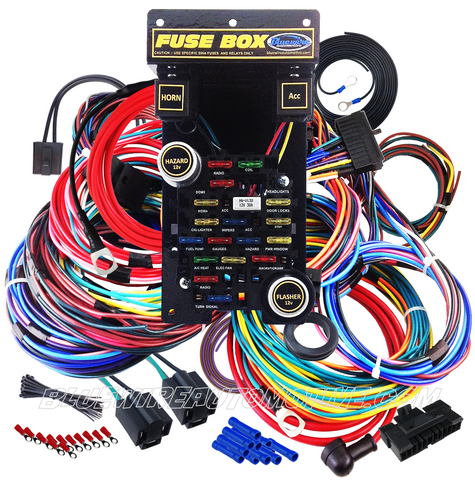 Bluewire Automotive - UNIVERSAL 21-CIRCUIT+PLUS AUTOMOTIVE ... automotive wiring harness materials 