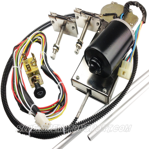 Bluewire Automotive - REMOTE WINDOW WIPER MOTOR KIT + SELF ... electric reversible motor switch wiring 