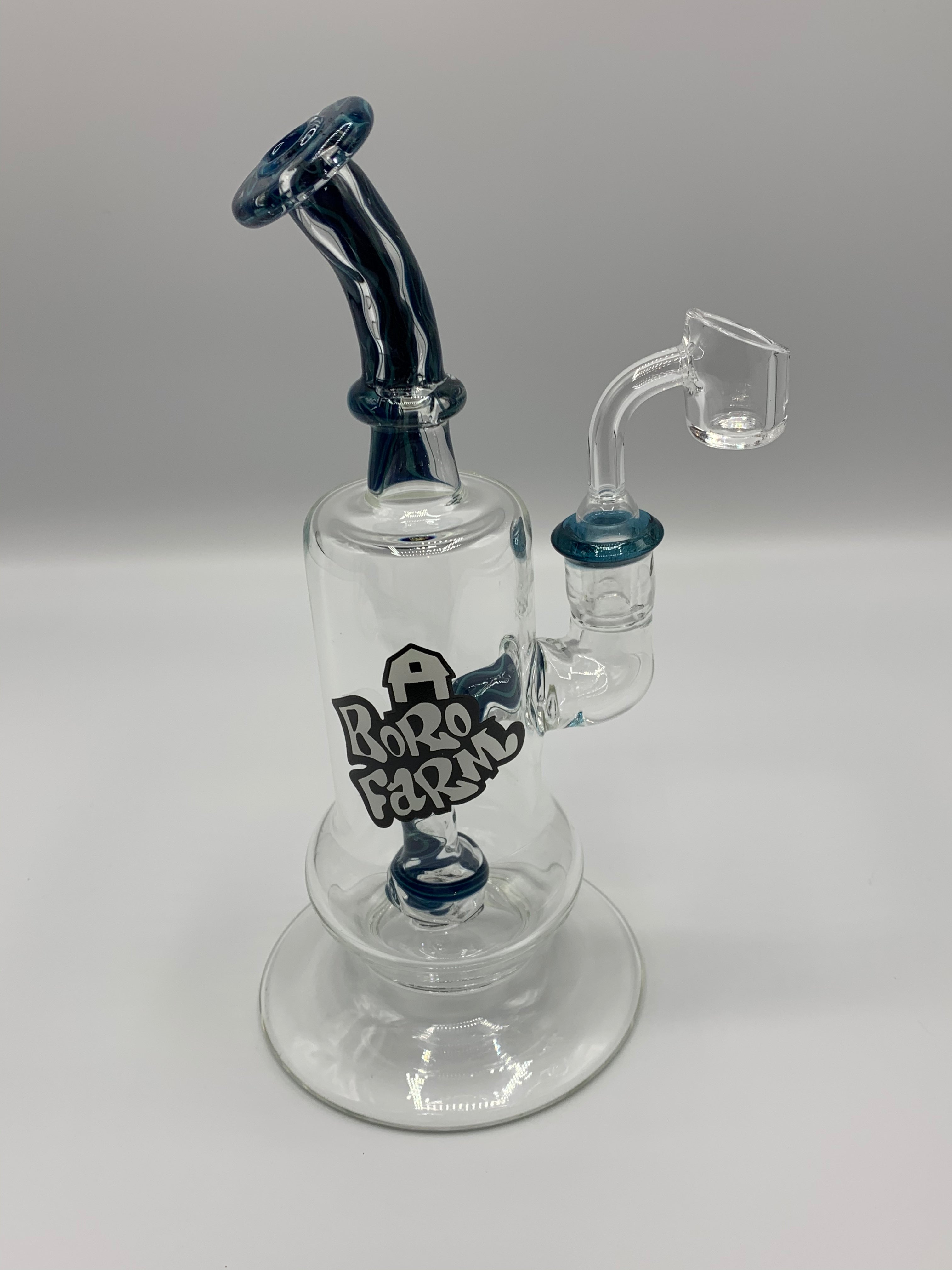 Boro Farms Puffco Peak or peak pro glass top with Color work