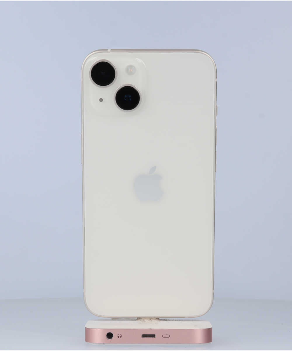 iPhone 14 128GB SIMフリー バッテリー最大容量:100% スターライト Aグレード (350032733536352) 中古