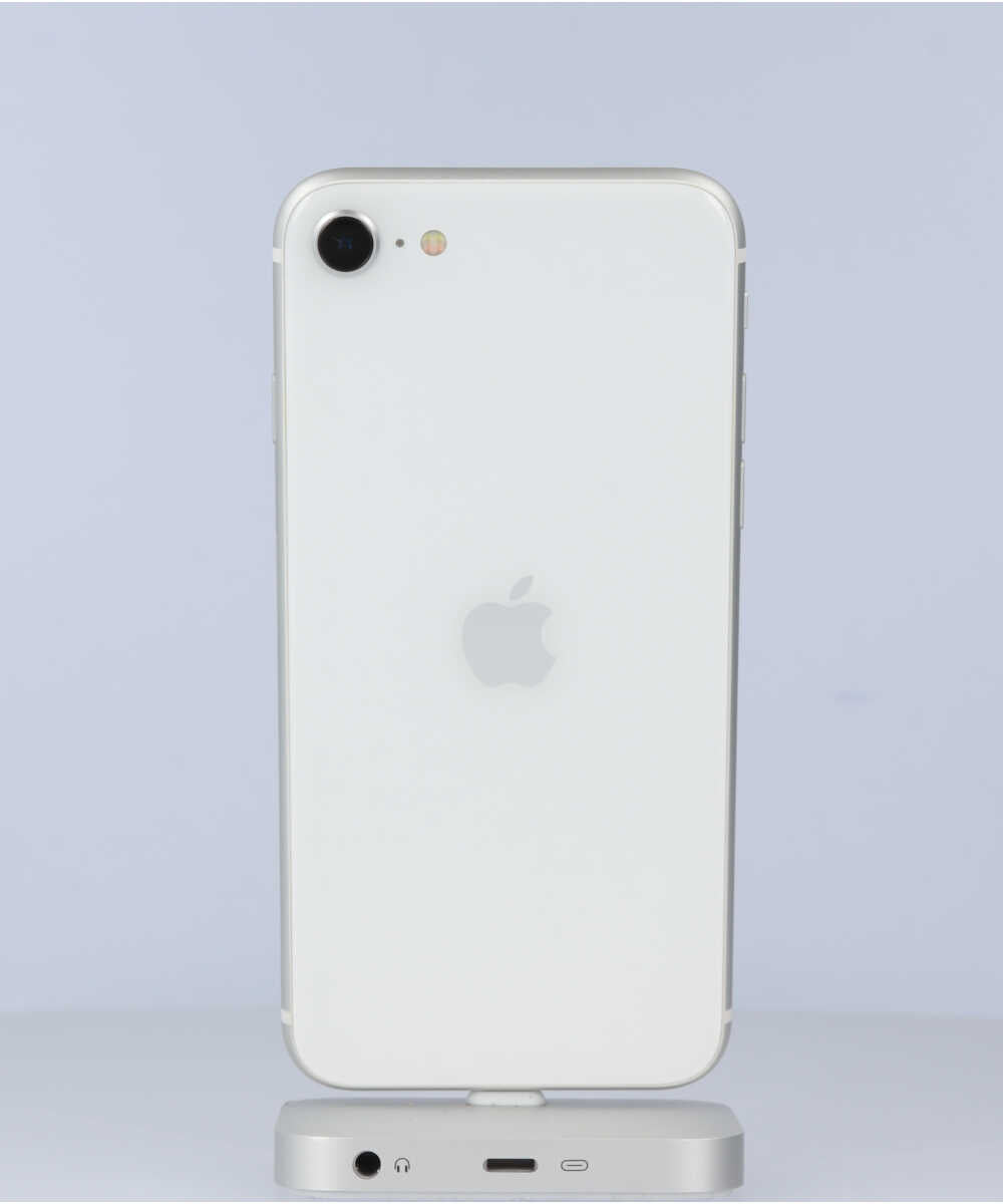 iPhone SE (第 2 世代) 64GB SIMフリー バッテリー最大容量:86% ホワイト Aグレード (350252268893792) 中古