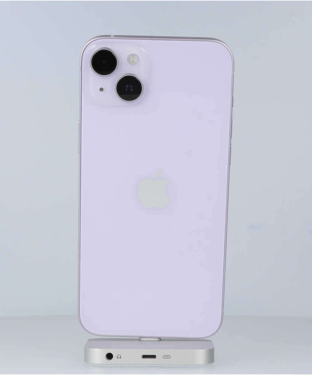 iPhone 14 Plus 128GB SIMフリー バッテリー最大容量:95% パープル Aグレード (351136718537761) 中古