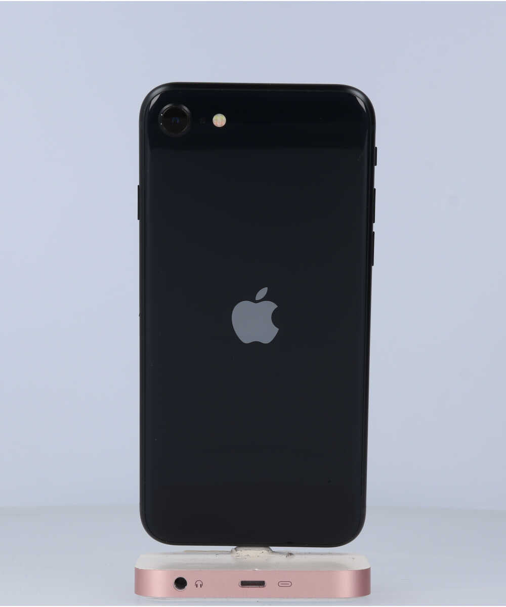 iPhone SE (第 3 世代) 64GB SIMフリー バッテリー最大容量:95% ミッドナイト Bグレード (351191404707756) 中古