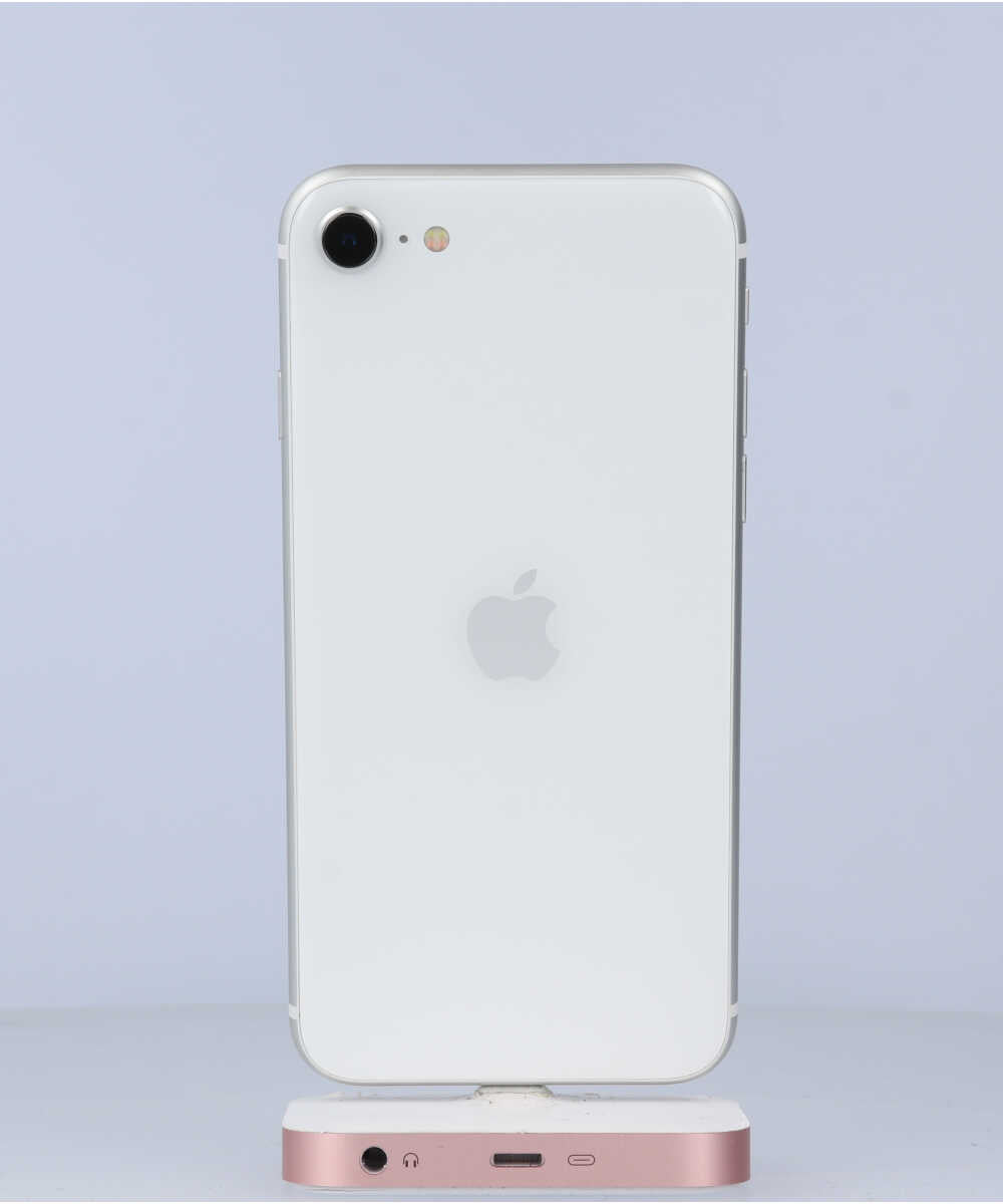 iPhone SE (第 2 世代) 64GB SIMフリー バッテリー最大容量:89% ホワイト Aグレード (351200143306604) 中古