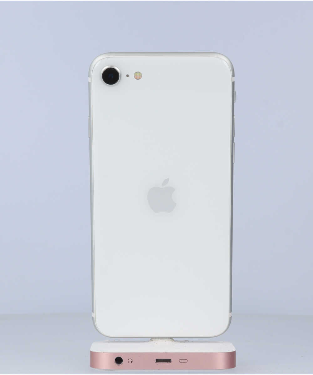 iPhone SE (第 2 世代) 64GB SIMフリー バッテリー最大容量:89% ホワイト Aグレード (351777863624779) 中古