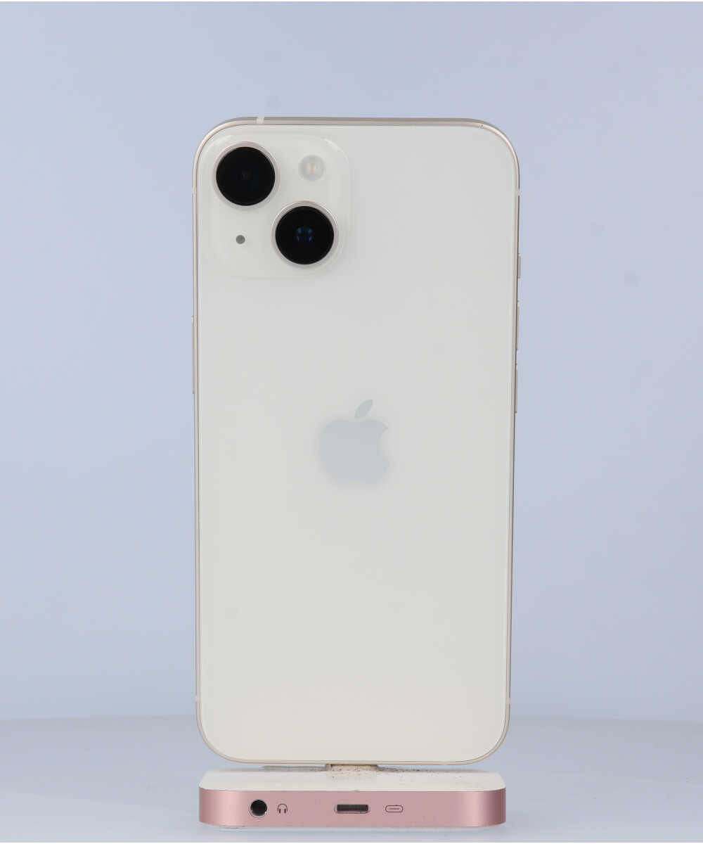 iPhone 14 128GB SIMフリー バッテリー最大容量:100% スターライト Aグレード (351952296653436) 中古