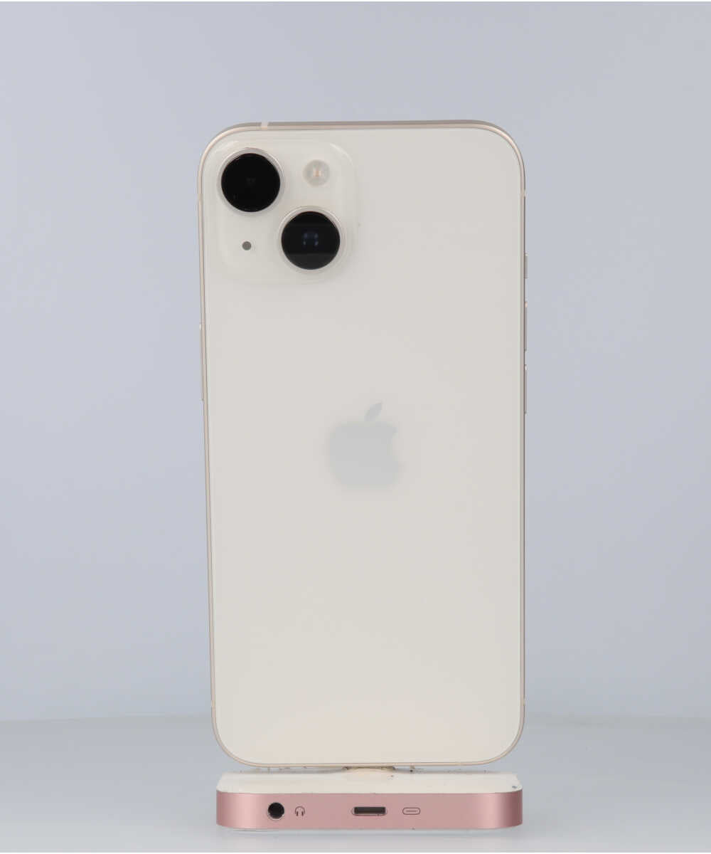 iPhone 14 128GB SIMフリー バッテリー最大容量:87% スターライト Aグレード (351952298252641) 中古