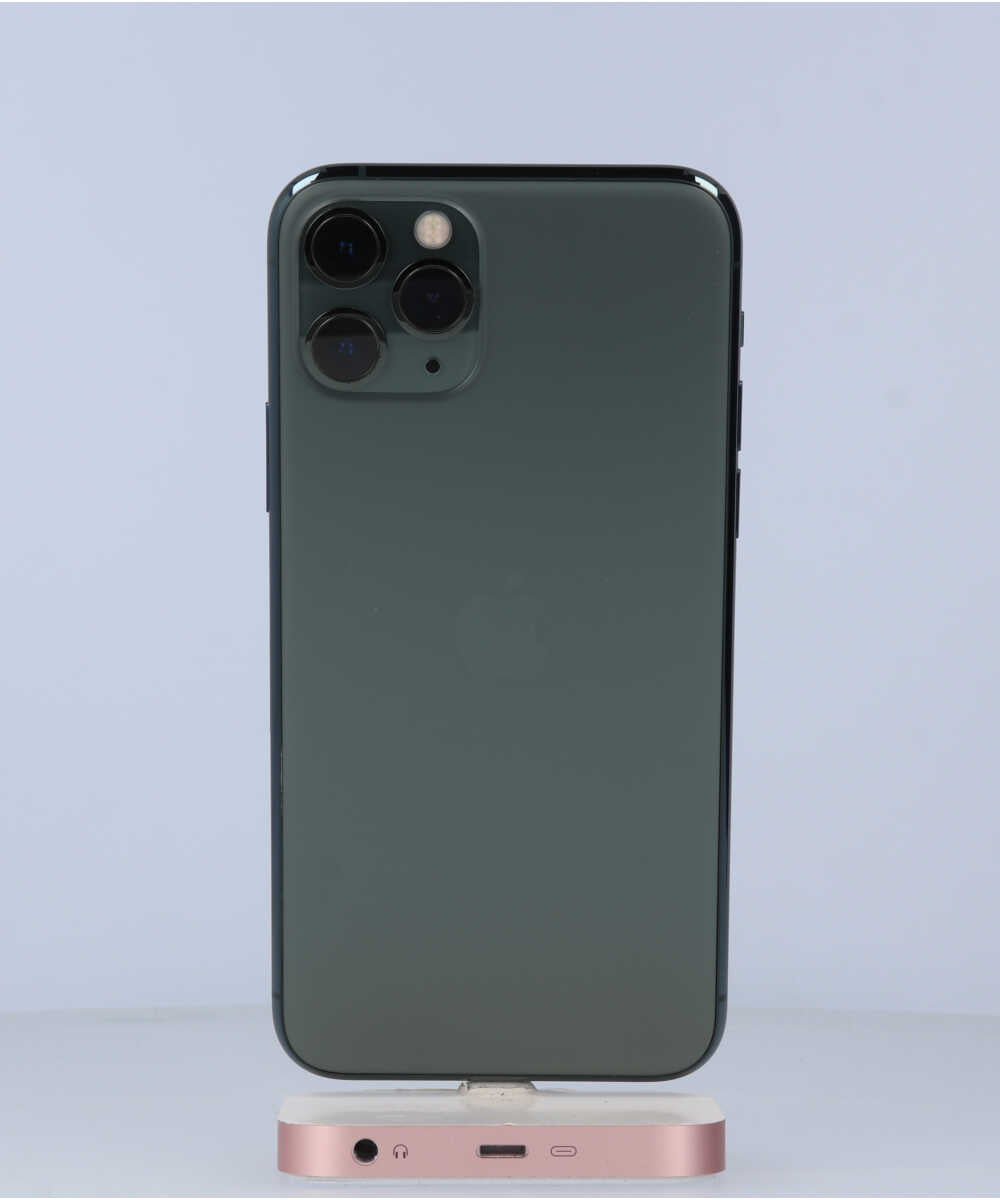 iPhone 11 Pro 64GB SIMフリー バッテリー最大容量:98% ミッドナイトグリーン Aグレード (352824110788830) 中古