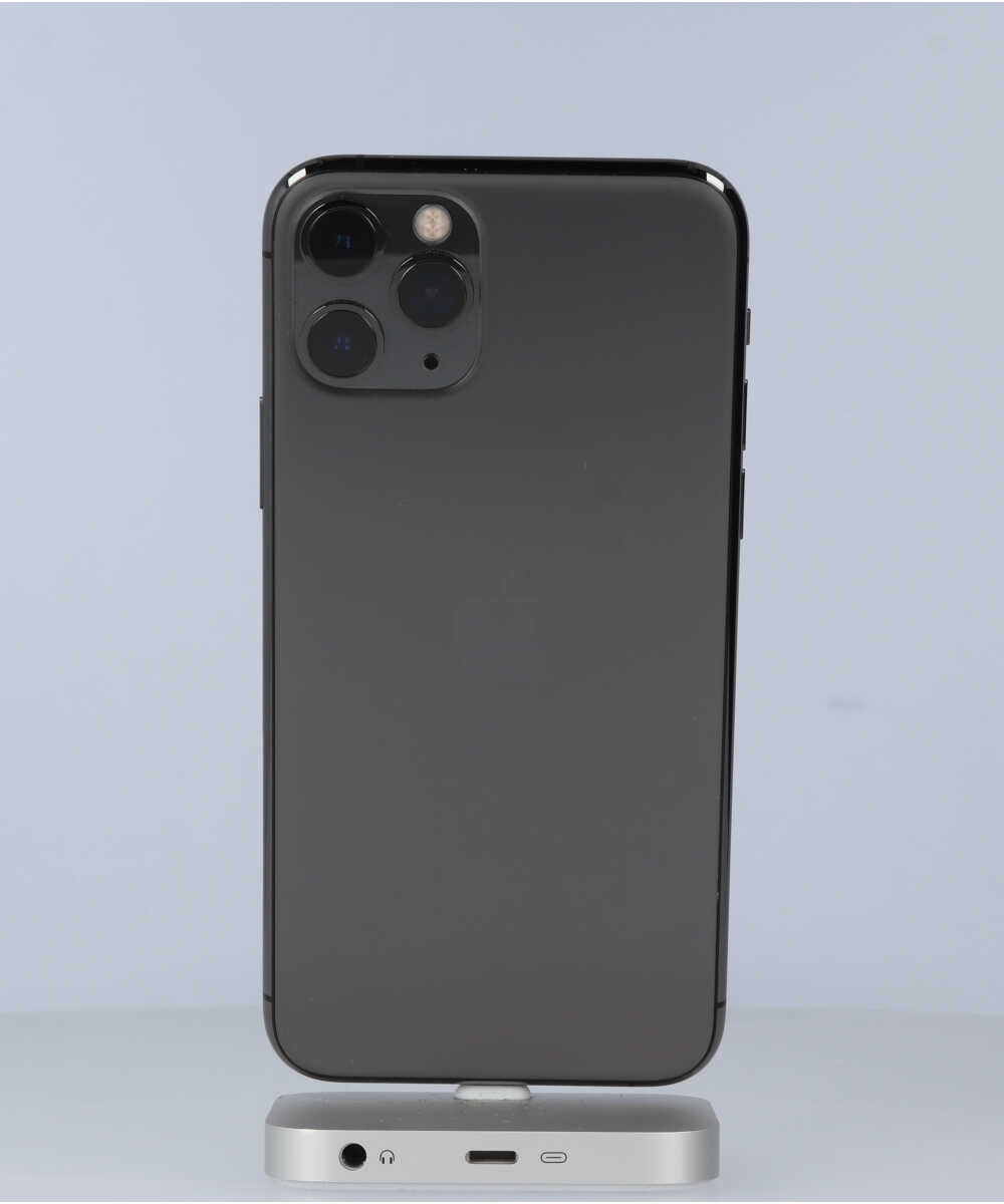 iPhone 11 Pro 256GB SIMフリー バッテリー最大容量:98% スペースグレイ Bグレード (352826110531854) 中古