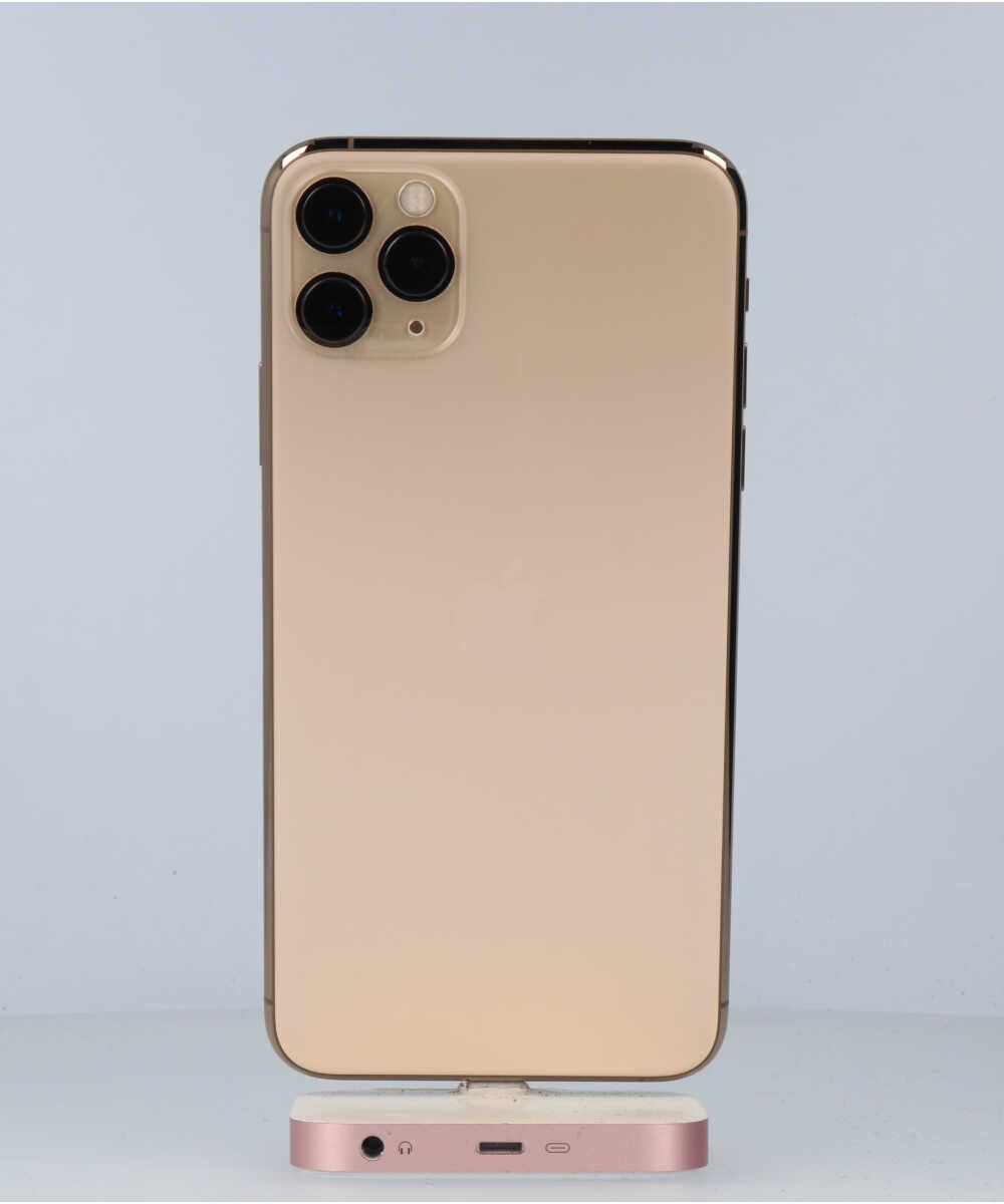 iPhone 11 Pro Max 512GB SIMフリー バッテリー最大容量:92% ゴールド Bグレード (352876113210998) 中古