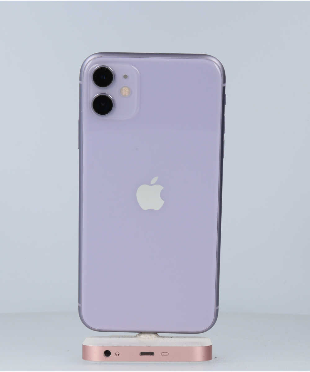 iPhone 11 128GB SIMフリー バッテリー最大容量:87% パープル Aグレード (352914113067199) 中古