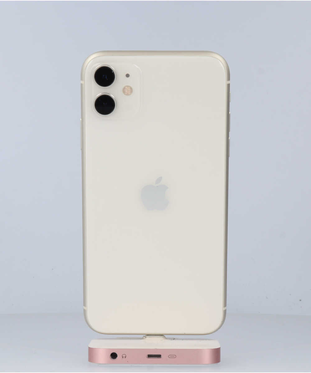 iPhone 11 64GB SIMフリー バッテリー最大容量:90% ホワイト Aグレード (352921113554324) 中古