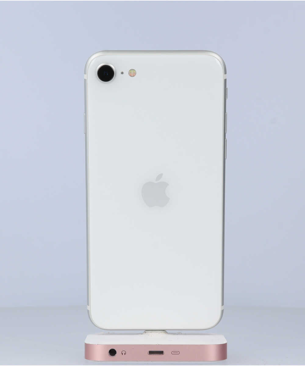 iPhone SE (第 2 世代) 64GB SIMフリー バッテリー最大容量:87% ホワイト Aグレード (352980538266369) 中古