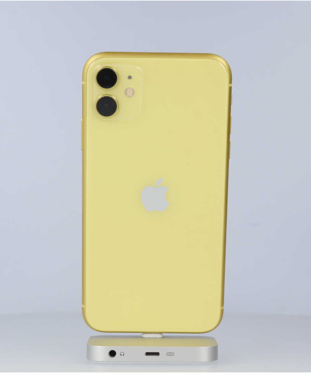 iPhone 11 64GB SIMフリー バッテリー最大容量:88% イエロー Aグレード (352990111929812) 中古