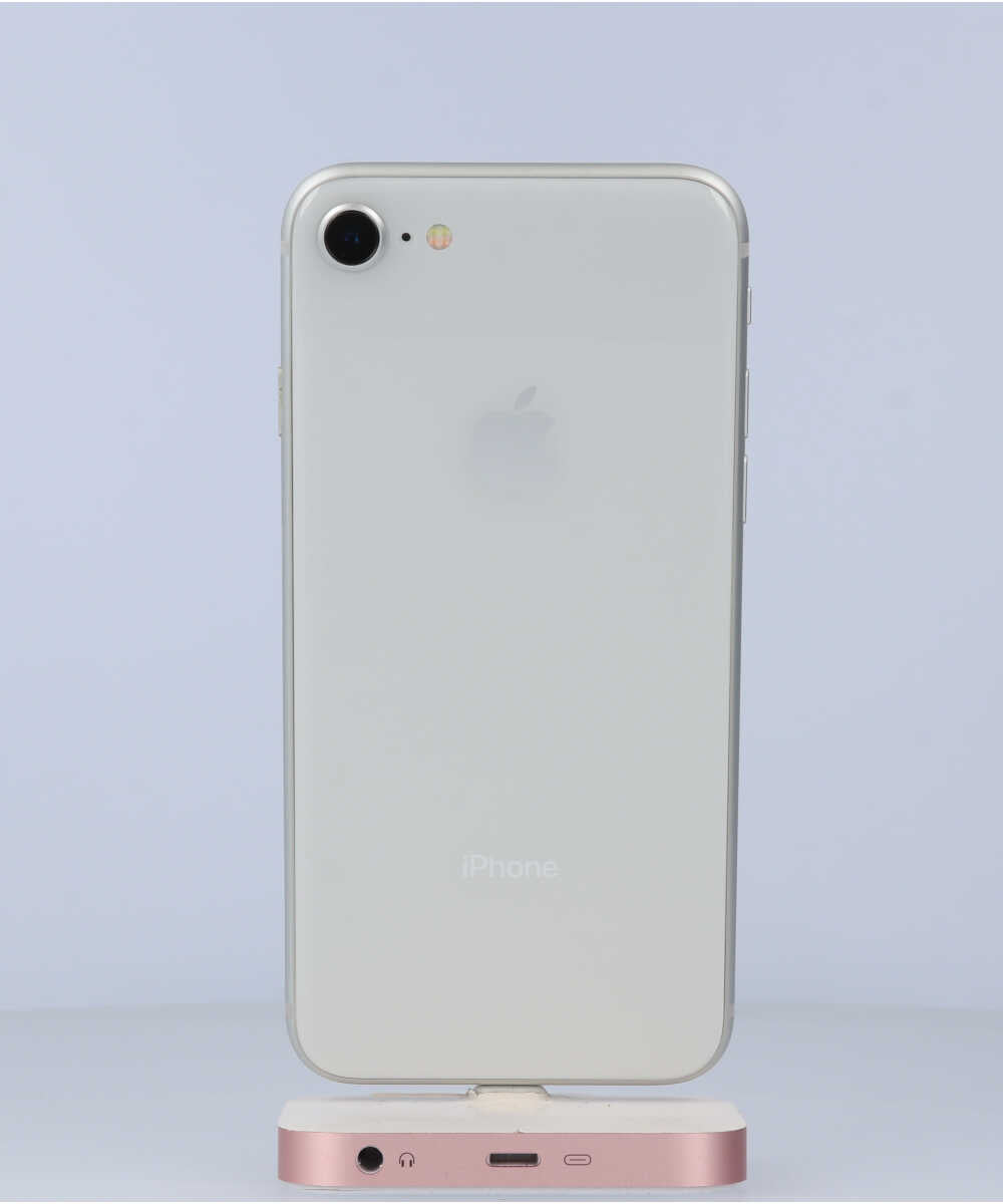 iPhone 8 64GB SIMフリー バッテリー最大容量:94% シルバー Aグレード (352996096871432) 中古